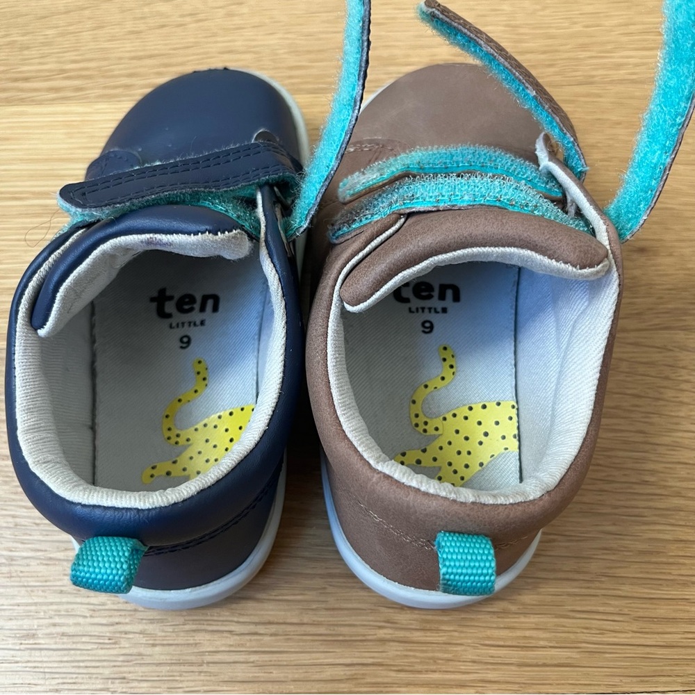 Ten Little Everyday Original Velcro Sneakers Bundle Of 2 Pairs Size Toddler 9 - Picture 6 of 7